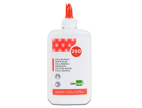 Cola branca escolar liderpapel 250 ml , Liderpapel , 36475 , 8423473364752